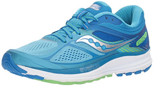 Saucony Women's Guide 10 Running Shoe, Light Blue/Blue, 9 M