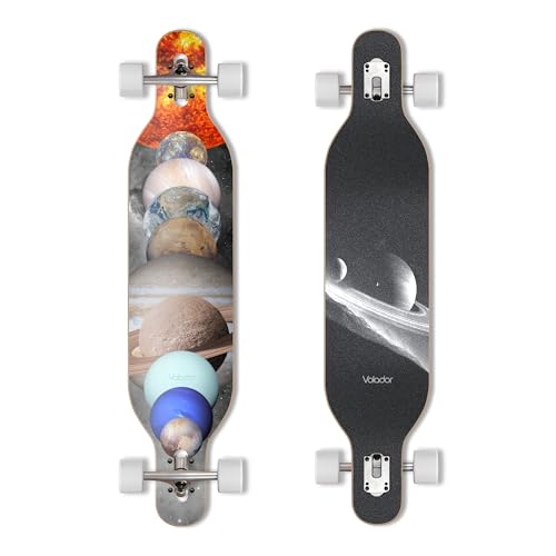 VOLADOR 42inch Freeride Longboard Complete Cruiser ( Drop Through Deck - Camber concave )